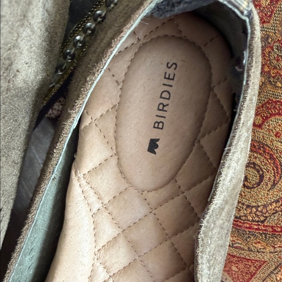 Birdies brown suede latticed size 8 1/2 flats - Picture 6 of 17